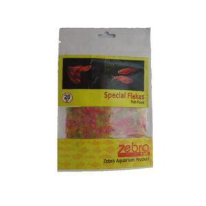 غذای ماهی زبرا مدل special flakes وزن 20 گرم