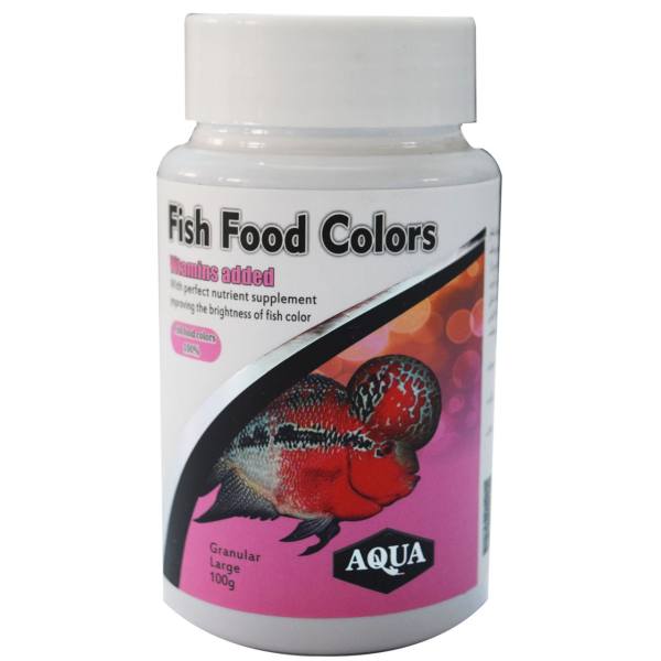 غذای آکوا مدل رنگدانه ماهی فلاورها و سیچیلایدها - حجم 100 گرم