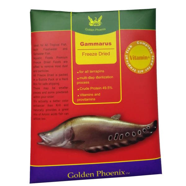 غذای ماهی گلدن فونیکس مدل گاماروس وزن 20 گرم