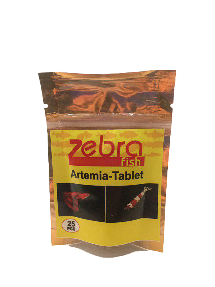 غذای ماهی زبرا مدل Artemia-Tablet عددی 25