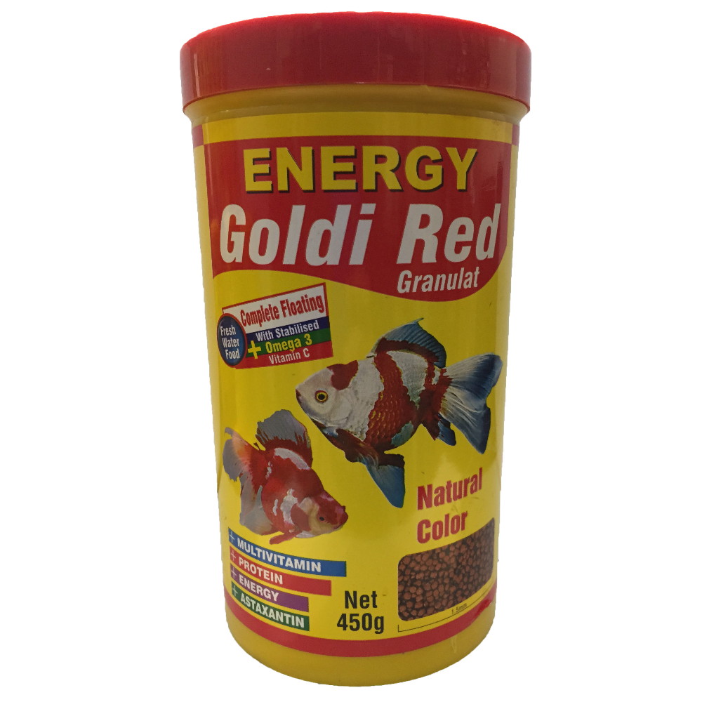 غذا ماهی انرژی مدل Gold red Granulat وزن 50 گرم