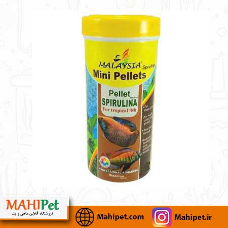 غذای ماهی آکواریوم مالزی Mini Pellete Spirulina (280 میل)