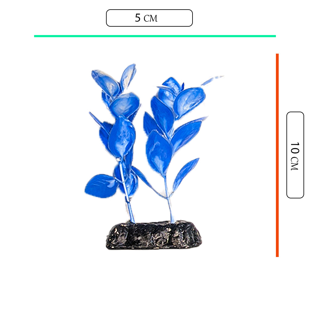 گیاه مصنوعی آکواریوم کد B مدل برگ آبی