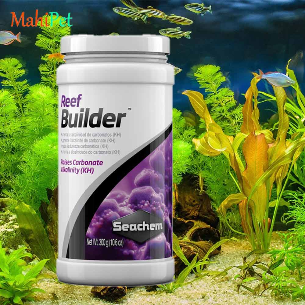 Seachem Reef Builder 300g – Erhöht Karbonat-Härte (KH) Im Riffaquarium, PH-stabil & Kalziumschonend