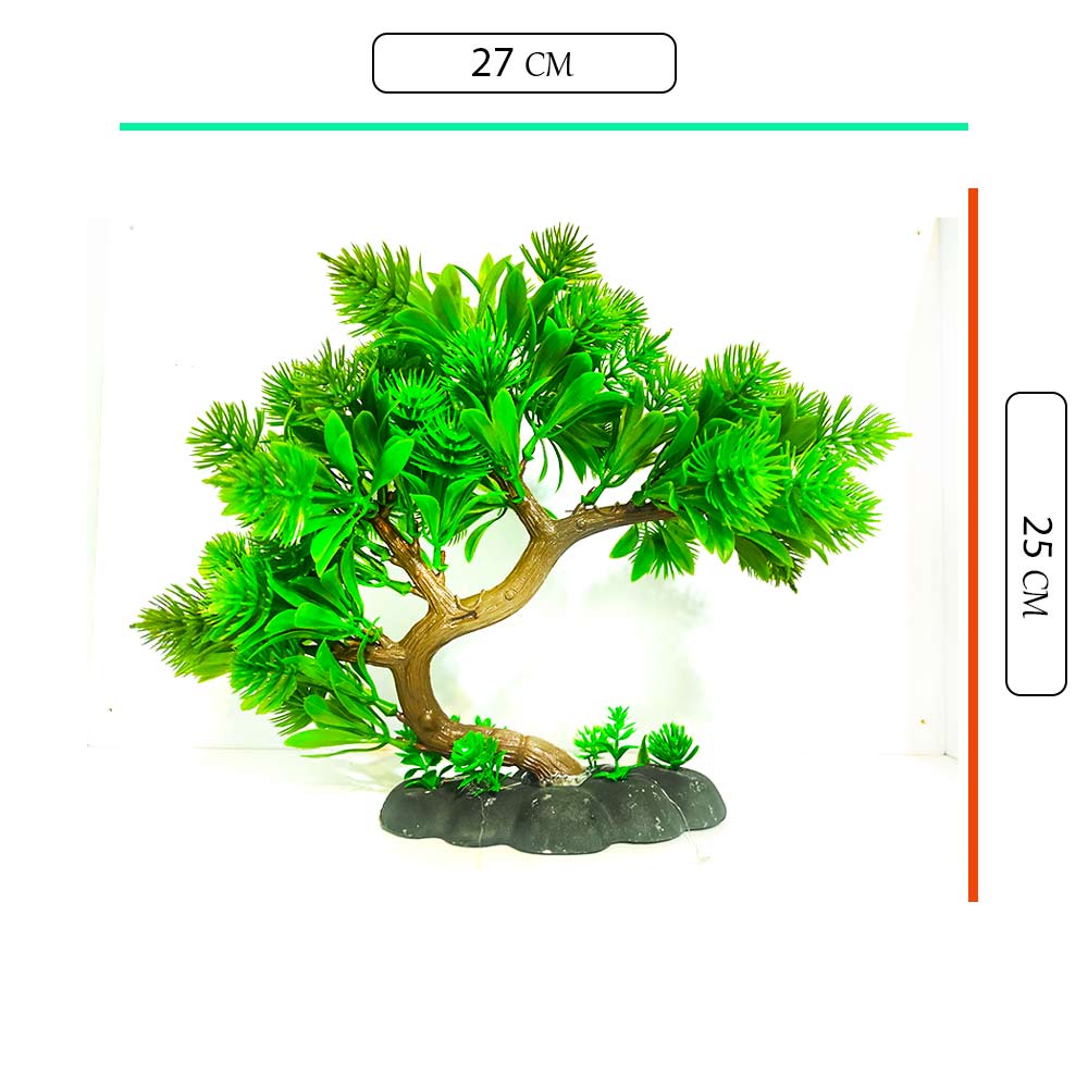 دکور آکواریوم پلاستیکی درخت (کد 1405)