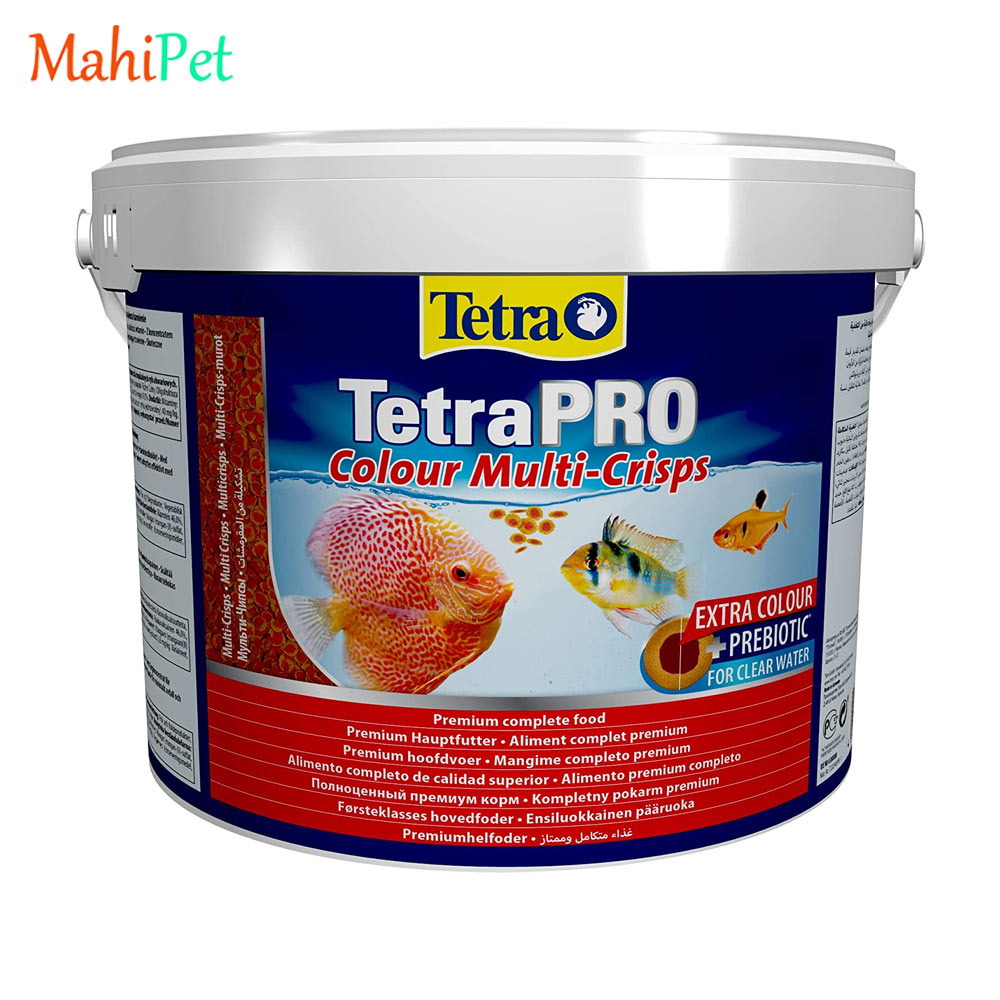 غذای تقویت رنگ ماهی تترا tetra pro colour multi crisps