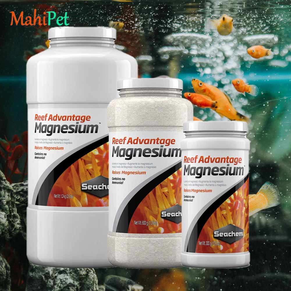 مکمل پودری منیزیم ماهی آب شور سیچم seachem Reef Advantage Magnesium
