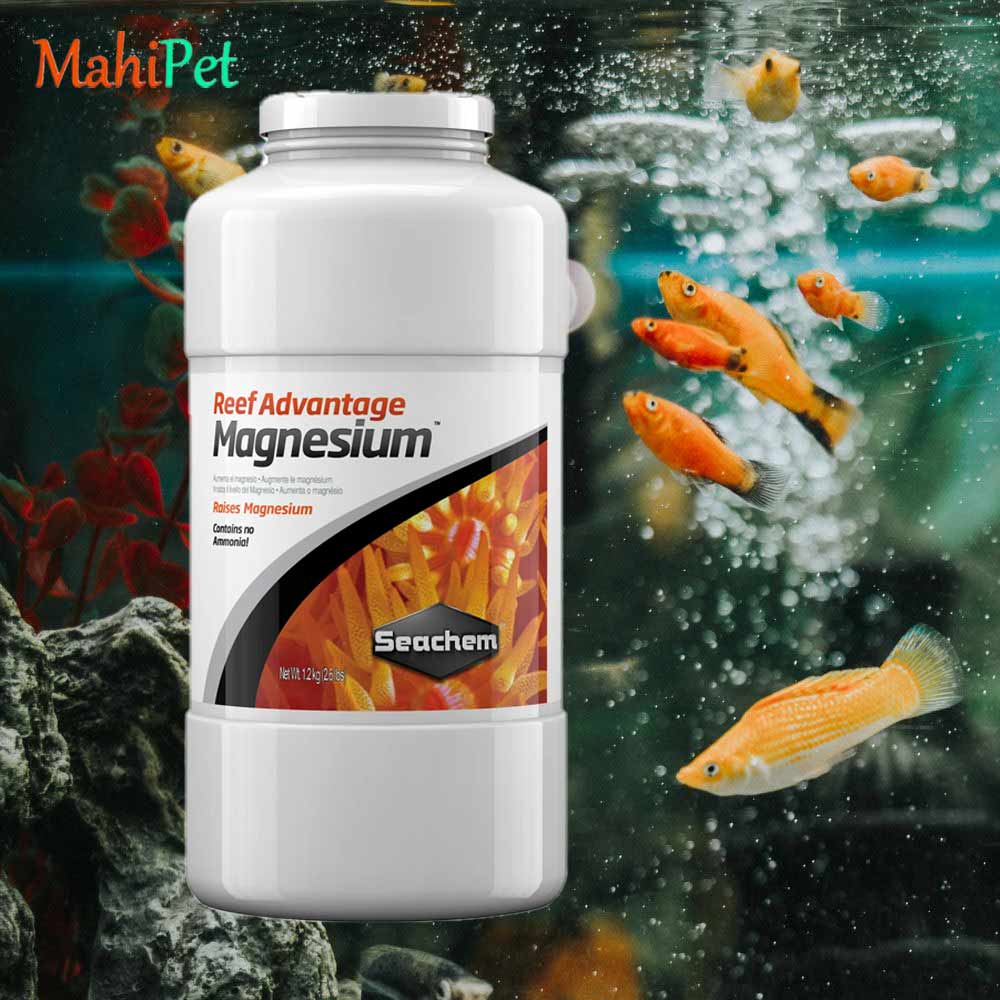 مکمل پودری منیزیم ماهی آب شور سیچم seachem Reef Advantage Magnesium