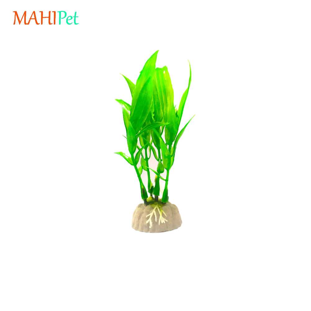 گیاه مصنوعی آکواریوم دو رنگ سبز MP29