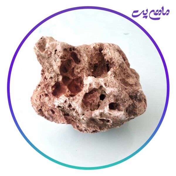 سنگ صخره ای آکواریومی حفره دار وزن 800 تا 1500 گرم