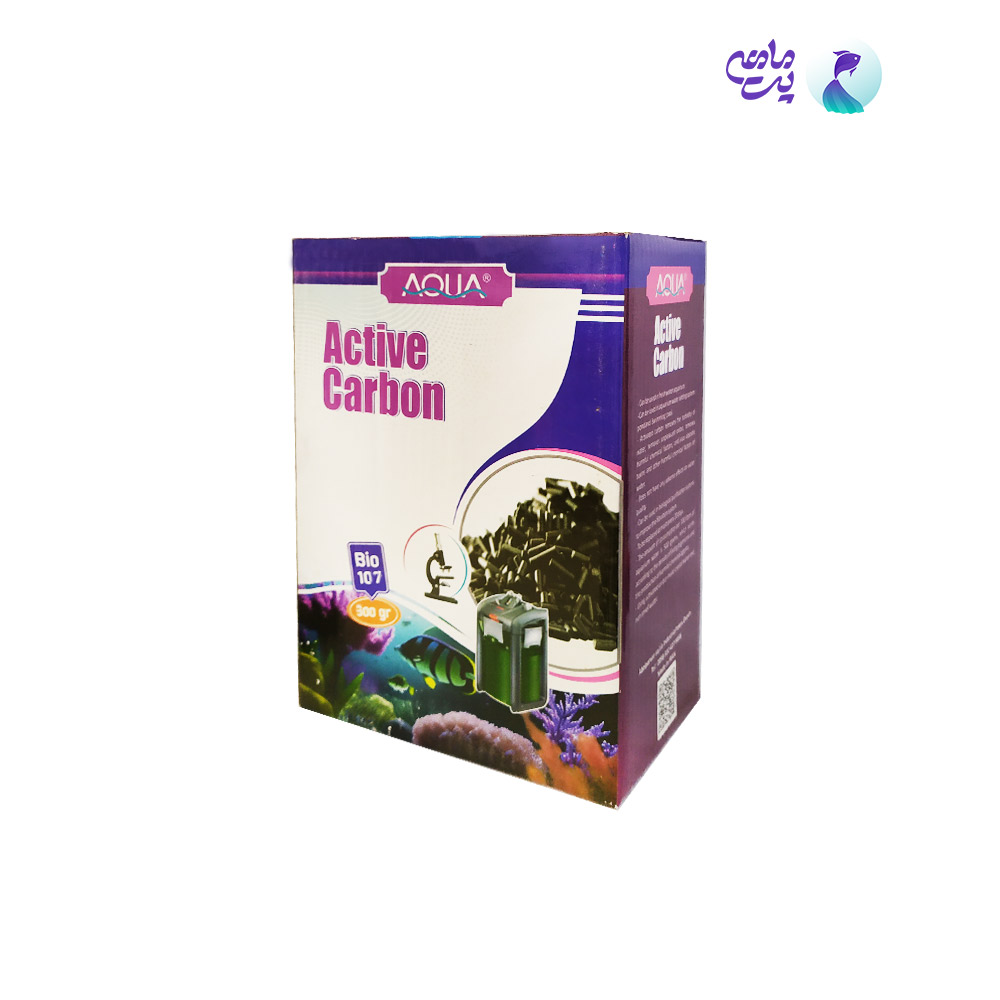 زغال اکتیو آکواریوم آکوا Bio106 بسته 300 گرمی