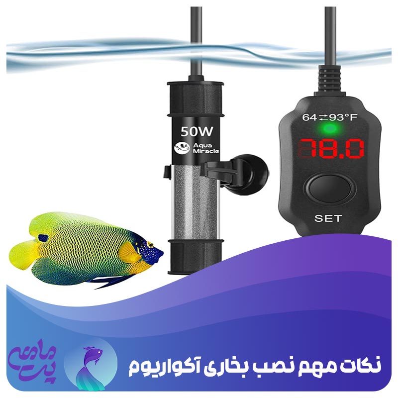 نصب بخاری آکواریوم
