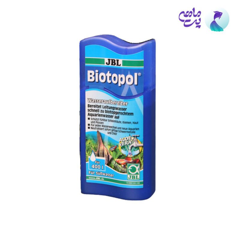 محلول آماده ساز و بهینه ساز آب آکواریوم جی بی ال Biotopol حجم 100ml