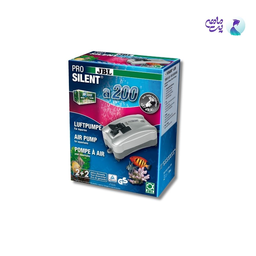 پمپ هوای بدون صدا آکواریوم جی بی ال ProSilent a200