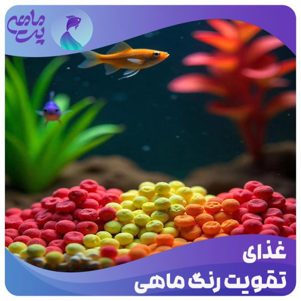 غذای رنگ ماهی