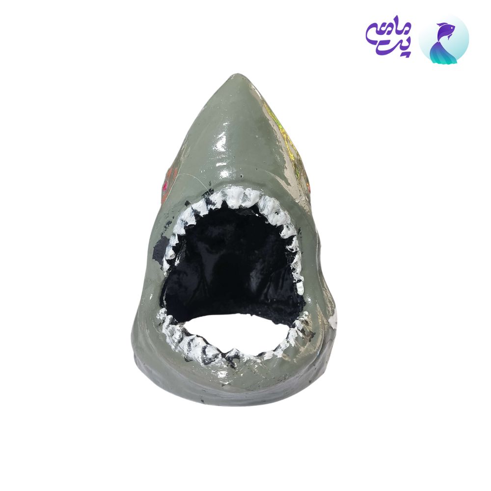 دکور آکواریوم پلی استر طرح کوسه کد 165