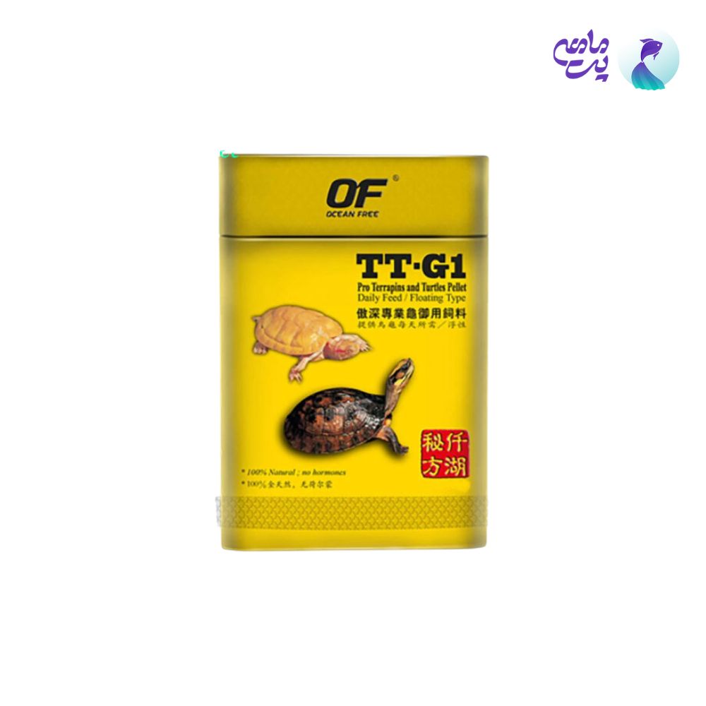 غذای استیک اسمال لاک پشت اوشن فری TT-G1 وزن 120 گرم