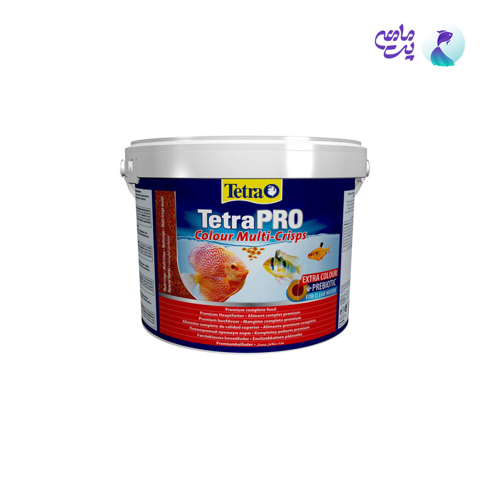 غذای تقویت رنگ ماهی تترا tetra pro colour multi crisps (فله ای) وزن 50 گرم